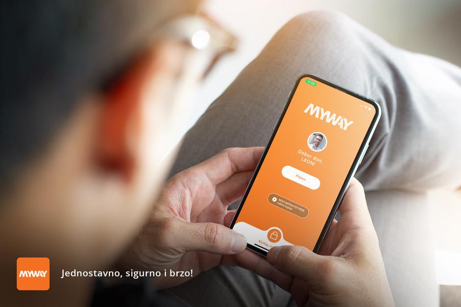 Nova MyWay mobilna aplikacija za korisnike Premium Visa kartica