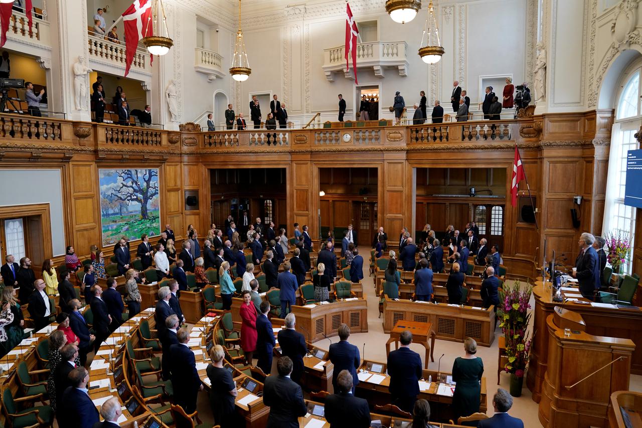 Opening of the Danish Parliament in Copenhagen