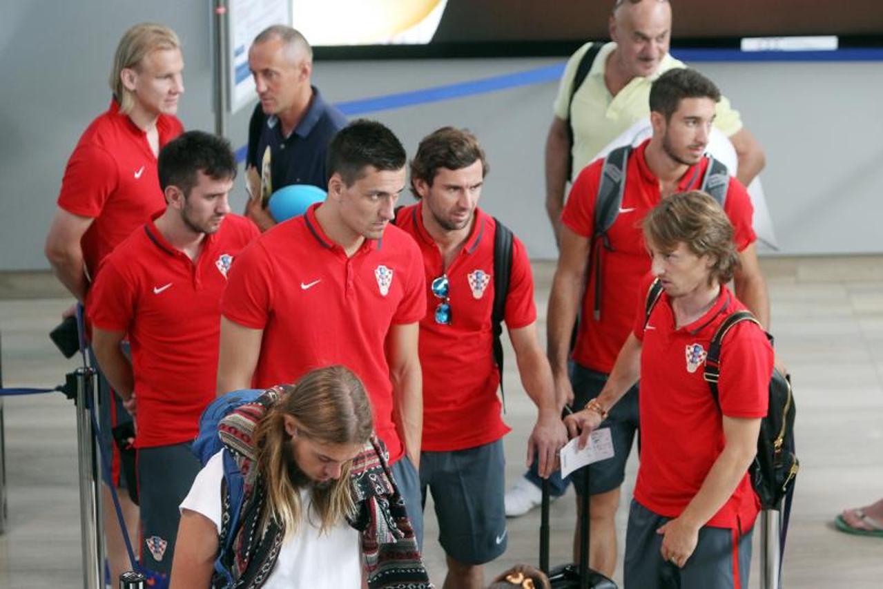 Darijo Srna i Luka Modrić, hrvatska nogometna reprezentacija