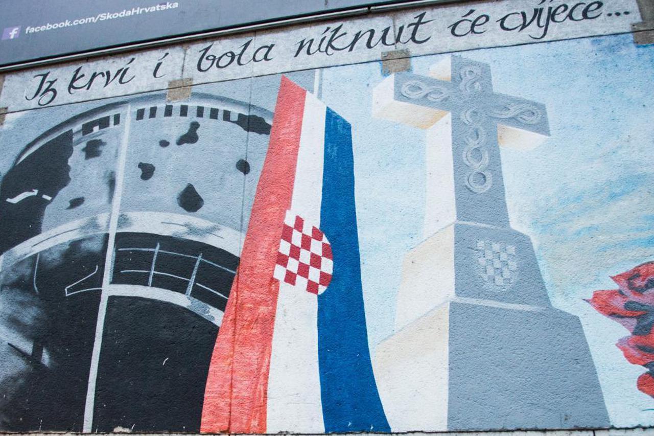 Mural kao spomen na žrtvu Vukovara