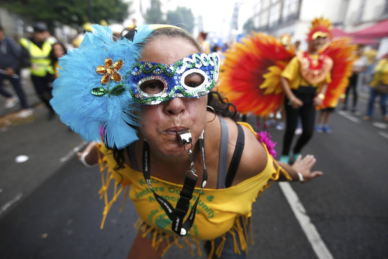 Performers participate in the children's day parade at the Notting Hill Carnival in London Performers participate in the children's day parade at the Notting Hill Carnival in London, Britain August 28, 2016.  REUTERS/Peter Nicholls PETER NICHOLLS