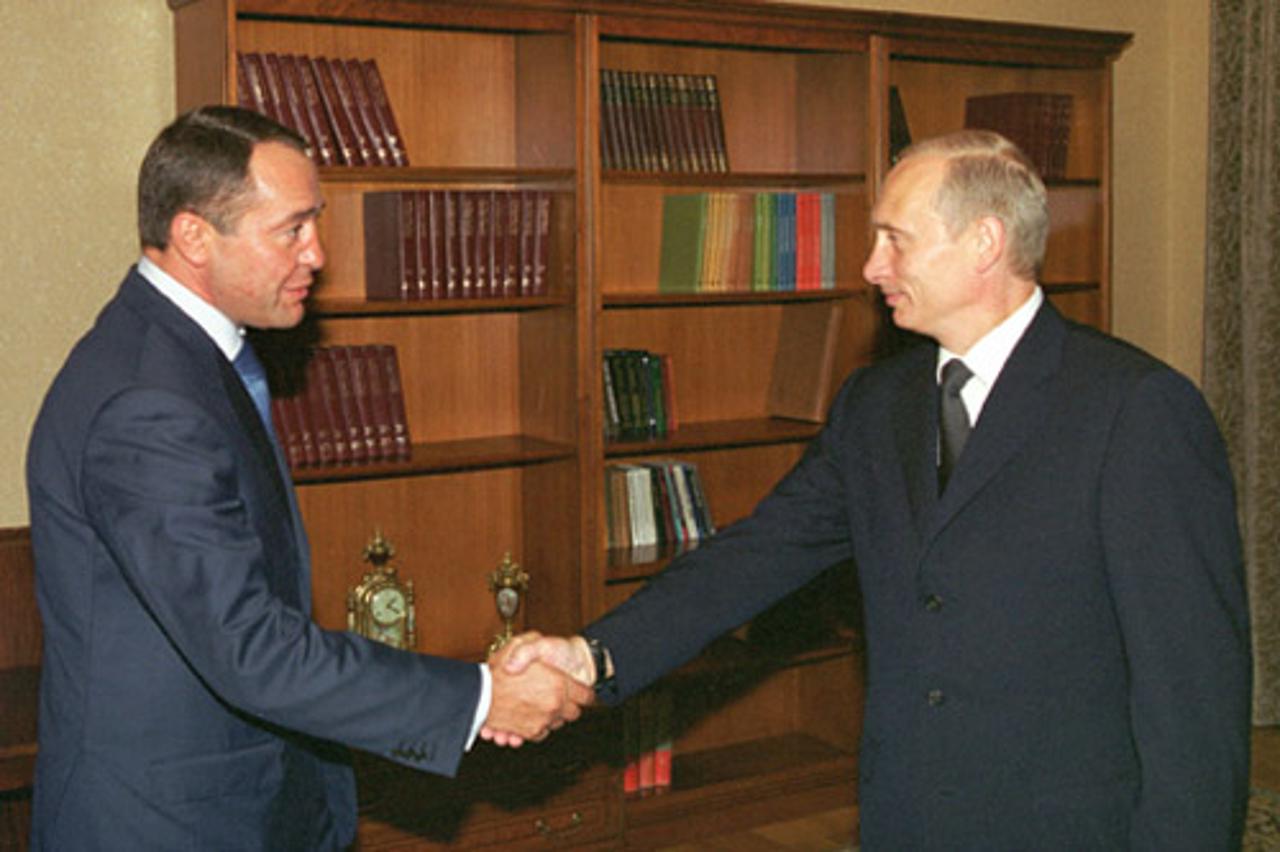 Mihail Lesin i Vladimir Putin