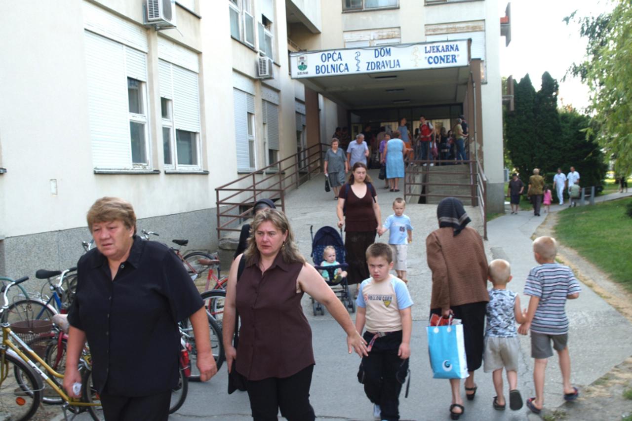 '26.07.2010., Bjelovar - U bjelovarskoj Opcoj bolnici posumnjali na lose postupanje sa trogodisnjom djevojcicom Photo: Damir Spehar/PIXSELL'