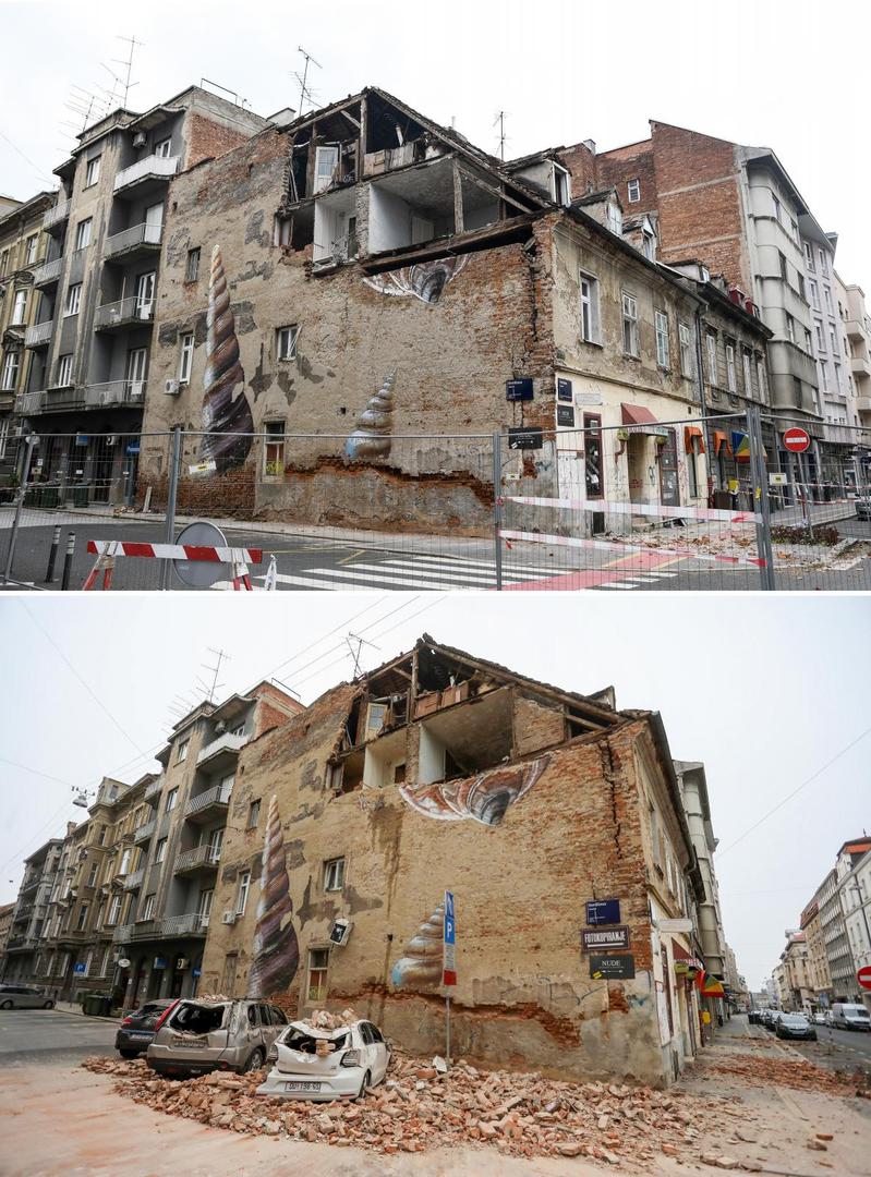 Zagreb i okolicu pogodio je 22. ožujka razoran potres magnitude 5.5 po Richterovoj ljestvici.