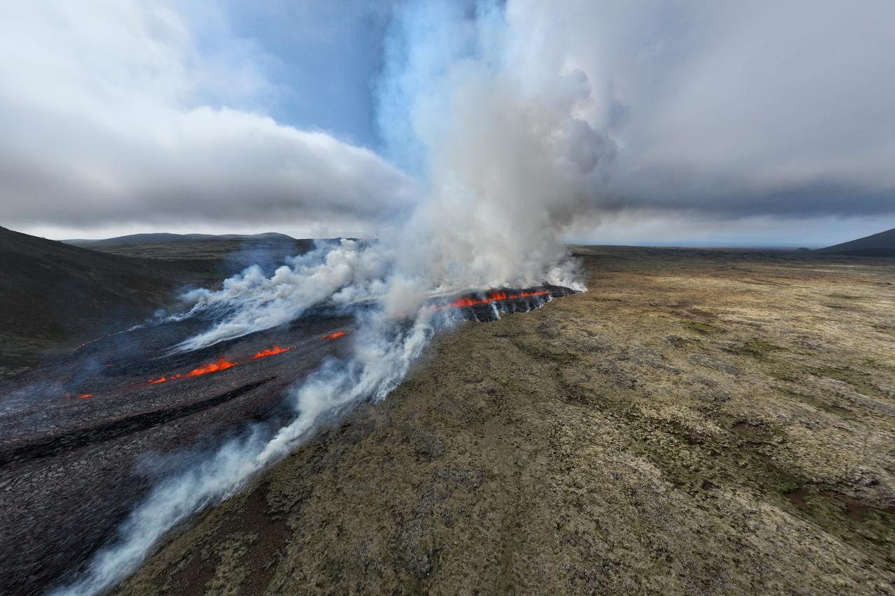Icelandic volcano erupts near capital