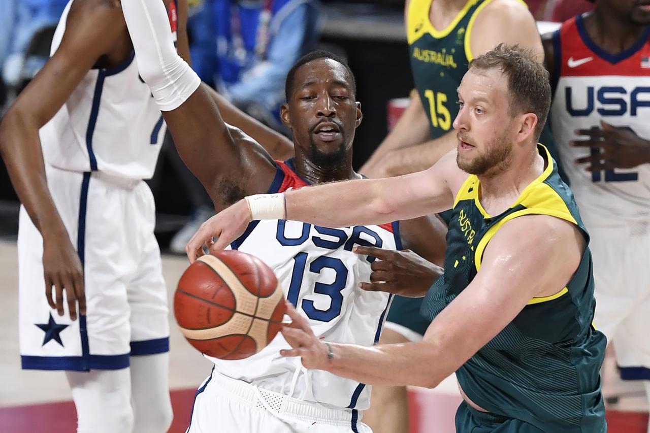 USA vs Australia Men's Basketball semifinal at the Tokyo Olympics