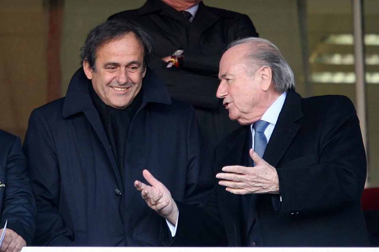 Michel Platini, Sepp Blatter