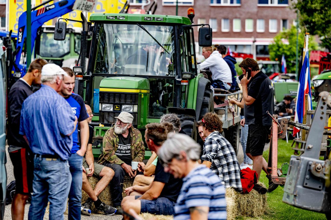 prosvjed farmera u Nizozemskoj