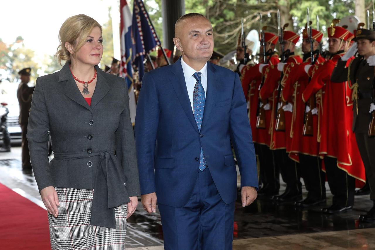 Kolinda Grabar-Kitarović odlikovala albanskog predsjednika Ilira Metu