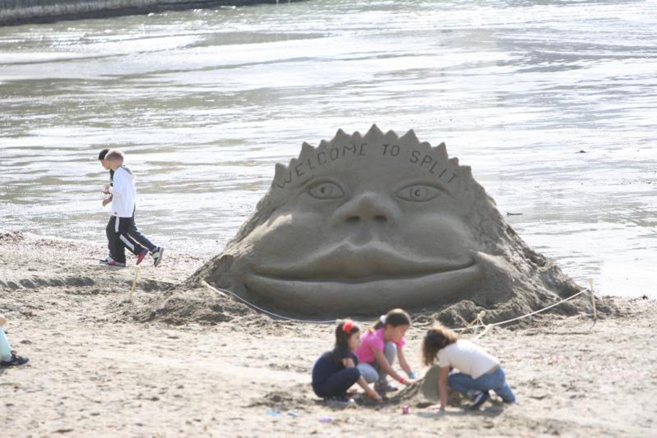 skulptura od pijeska, Bačvice (1)