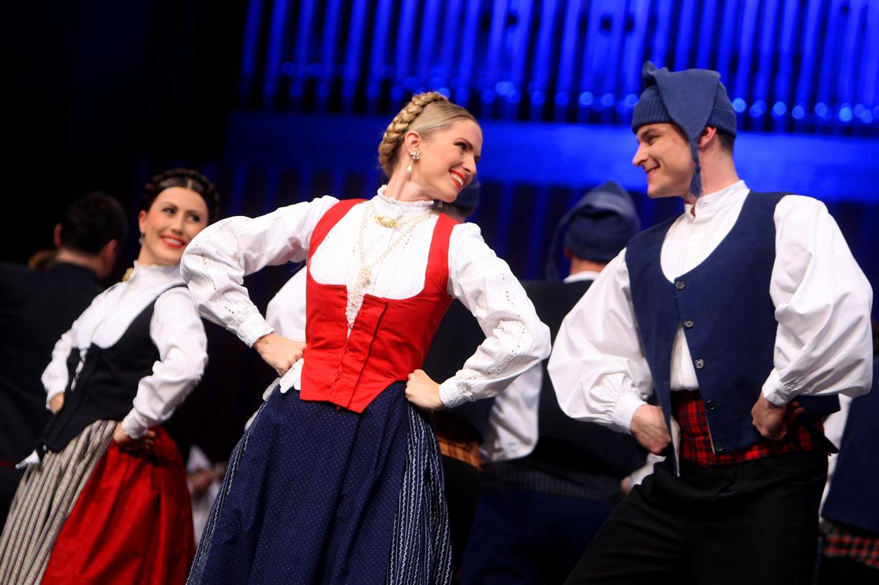 20.11.2012., Zagreb - U Lisinskom odrzan godisnji koncert Ansambla Lado.  Photo: Petar Glebov/PIXSELL