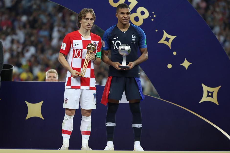 Moskva: Luka Modrić najbolji igrač Svjetskog prvenstva, Mbappe najbolji mladi igrač